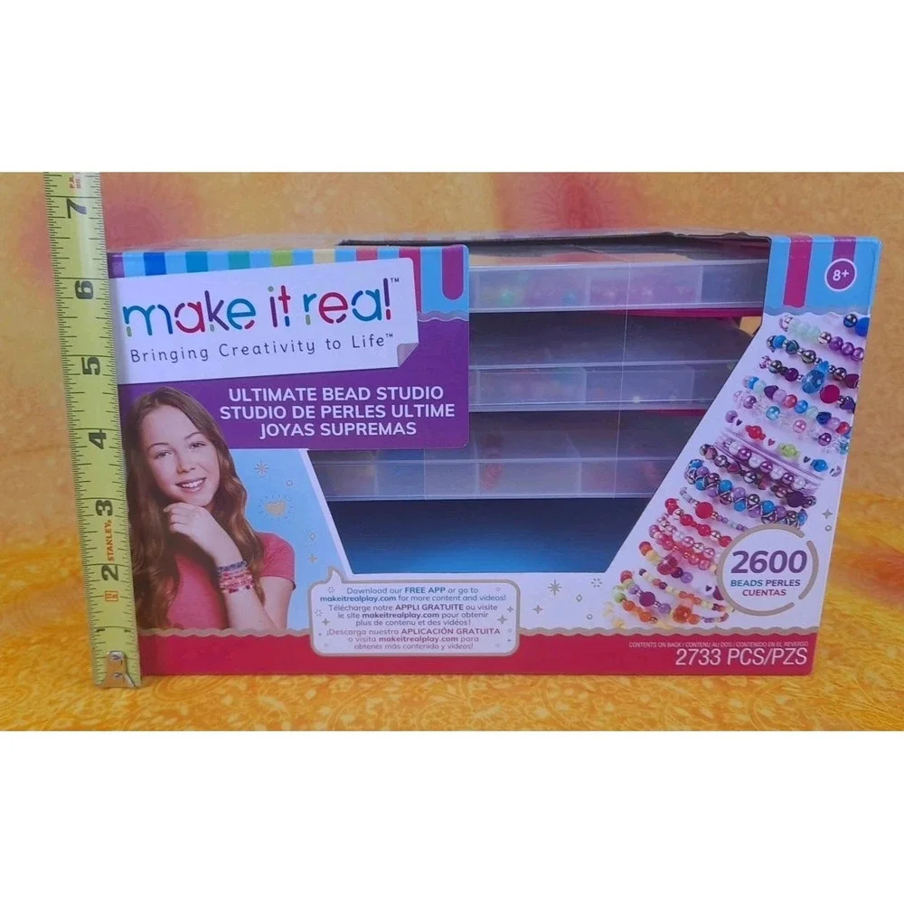 Make It Real Bringing Creativity To Life Jewelry Making Bracelets 2733 Pieces‎